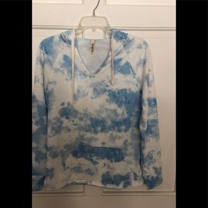 Rewash  tie dye hooded top. Size M.